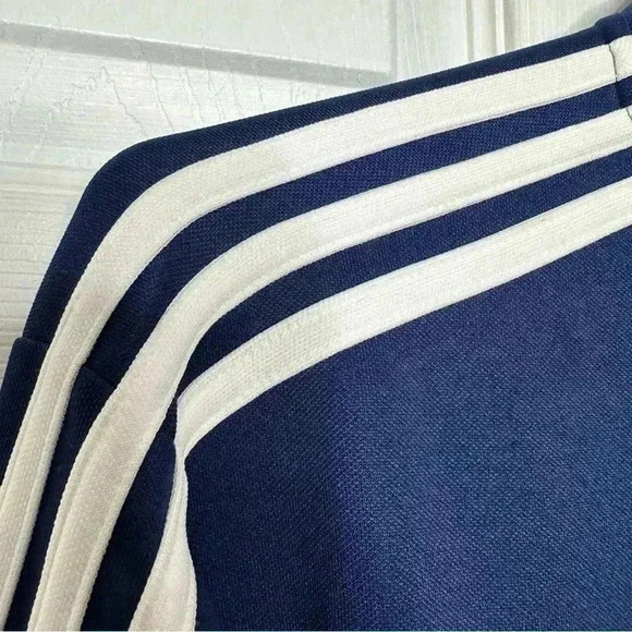 Adidas Condivo Full Zip Training  Jacket Joseph Blue & White Size Large - Picture 12 of 16